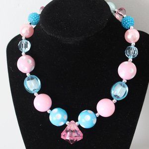 Chunky Spring Fun Beaded Necklace